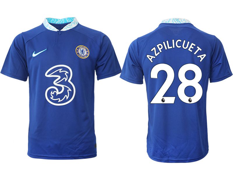 Men 2022-2023 Club Chelsea FC home aaa version blue 28 Soccer Jersey
